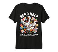 Envoyer de l'aide Je suis Tout emmêlé T-Shirt Haut de Gamme