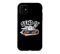 ENVOYEZ-Le Extreme Snowboarder Cartoon Rock on Shredder Vibe Coque pour iPhone 11