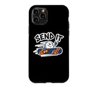 ENVOYEZ-Le Extreme Snowboarder Cartoon Rock on Shredder Vibe Coque pour iPhone 11 Pro