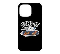 ENVOYEZ-Le Extreme Snowboarder Cartoon Rock on Shredder Vibe Coque pour iPhone 14 Pro Max