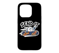 ENVOYEZ-Le Extreme Snowboarder Cartoon Rock on Shredder Vibe Coque pour iPhone 15 Pro