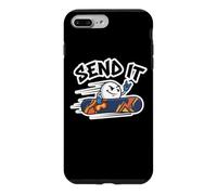 ENVOYEZ-Le Extreme Snowboarder Cartoon Rock on Shredder Vibe Coque pour iPhone 7 Plus/8 Plus