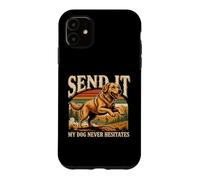 Envoyez-Le Mon Chien n'hésite jamais Golden Retriever Coque pour iPhone 11