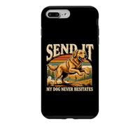 Envoyez-Le Mon Chien n'hésite jamais Golden Retriever Coque pour iPhone 7 Plus/8 Plus