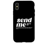 Envoyez-Moi Me Voici Isaïe 6 8 Verse de la Bible Inspire Christian Coque pour iPhone X/XS