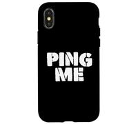 Envoyez-moi un ping Coque pour iPhone X/XS