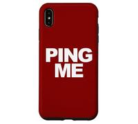 Envoyez-moi un ping Coque pour iPhone XS Max
