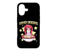 Envoyez Une Jolie Fille animée Nue dans Un Bol Ramen Coque pour iPhone 17