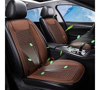 EnweKapu Siege Massant Voiture Ventilation, Coussin Siege Auto Réfrigération, Massage rafraîchissant, Vibratoire, Housses et Coussins pour Siège Auto pour Voiture Véhicule Tout-Terrain,Marron