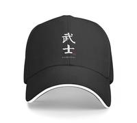 ENWIND Casquette de Baseball Art de la Calligraphie Japonaise avec la Traduction Anglaise Casquette Casquette de Baseball Casquettes d’Hiver imprimé Mode Chapeaux de Plein air