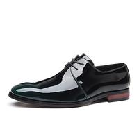 ENWIND Oxford Ville Habillées Formelles Chaussure Derby Affaires À Lacets Costume Chaussures De Mariage pour Hommes,Vert,47 EU