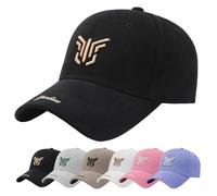 Enwokran Casquette de Baseball, Unisexe 3D Imprimés Brodé Coton Chapeau Ete Respirante Légère Réglable Anti-Soleil Cap Hip-hop Mode Snapback Sport Chapeaux (Noir)