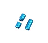 ENWWCH 10 pièces en aluminium Capsule serrure accessoires lacets élastiques baskets lacet sans attaches boucle décoration paresseux Shoestring fixation Pour Adultes(Blue)