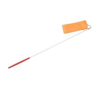 ENWWCH 8 pièces Rubans de Gymnastique Professionnels Art Ballet Streamer Ruban Danse Rythmique pour Les Spectacles(2M Orange)