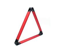 ENWWCH Accessoires de Billard Support Triangulaire en Aluminium for Boules 57,2 mm pour Organiser(Red)