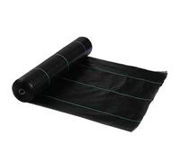 ENWWCH Couverture à Membrane Noire, 2 pièces, Tissu Anti-Mauvaises Herbes for Jardin, pelouse, Maison, Jardinage, résistant l'herbe, géotextile épais pour Paillage(1mx5m)