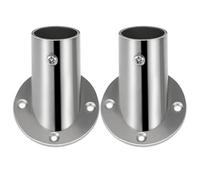 ENWWCH Lot de 2 Supports Fixes à Bride d'angle en Acier Inoxydable, faciles Installer et résistants, for Porte-Serviettes Salle Bain ou Armoire pour Jardin