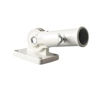 ENWWCH Lot de 2 Supports mât Drapeau, Base Facile à Installer et réglable avec visserie, Fixation for for Maison, terrasse, Jardin, Ferme pour Jardin