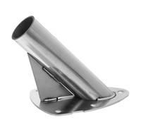 ENWWCH Lot de 2 Supports mât Drapeau Robustes en Acier Inoxydable avec Base épaisse et Fixation Murale for Une Utilisation extérieure pour Jardin