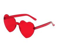 ENWWCH Lot de 20 lunettes soleil multicolores en forme cœur for femme, accessoire photo idéal for un mariage, une enterrement vie jeune fille, demoiselle d'honneur Pour Fête(Color 3)