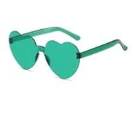 ENWWCH Lot de 20 paires lunettes soleil en forme cœur, couleur bonbon, élégantes, for la plage, for femmes Pour Fête(Color 5)