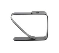 ENWWCH Paquet de 8 Pinces à Nappe en Acier Inoxydable, Pique-Nique Noires, réglables, antidérapantes, Clip Fixe, Support pour Restaurant