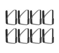 ENWWCH Paquet de 8 Pinces à Nappe en Acier Inoxydable Pique-Nique Noires réglables antidérapantes Pince Fixe Support pour Restaurant
