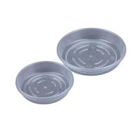 ENWWCH Plateaux Ronds for Pots de Fleurs, 10 pièces, soucoupes for Plantes en Plastique Transparent, Bases Stockage des déchets Bureau for la Maison et Le Jardin pour Jardinage(19cm)