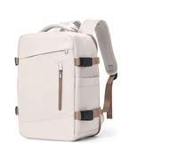 ENWWCH Sac à Dos 40x20x25cm Sac de Voyage for Hommes Femmes Cabine Bagage Week-End d'affaires Cabina for Ordinateur Portable pour Femme Homme(Beige Brown)