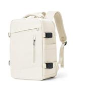 ENWWCH Sac à Dos 40x20x25cm Sac de Voyage for Hommes Femmes Cabine Bagage Week-End d'affaires Cabina for Ordinateur Portable pour Femme Homme(Beige)