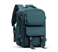 ENWWCH Sac à Dos de Voyage for Femmes et Hommes, Sac approuvé for Le vol, étanche for Ordinateur Portable Universitaire, Cabine pour Femme Homme(Deep Blue)