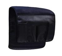 ENWWCH Sac de Rangement Pliable en Cuir antidérapant, Repose-Bras, canapé Suspendu, télécommande, Organisateur Table téléphone, Support pour Canapé