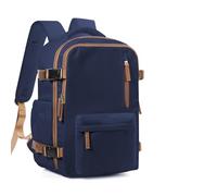 ENWWCH Sacs à Dos de Voyage Sac Cabine for Ordinateur Portable Femme élégant Bagages Main étanche école Commerce pour Femme Homme(Dark Blue)