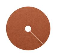 ENWWCH Tapis Ronds Multicolores de barrière Contre Les Mauvaises Herbes, 5 pièces, épaisseur 2mm, Tissu dégradable, Anneau paillis d'arbre pour Paillage(Brown,32CMX32CMX4CM)