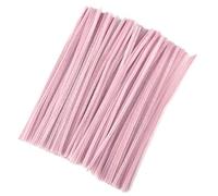 ENWWCH Tiges de Chenille, 200/300/500 pièces, Fil, Bande, Tissu feutré Multicolore, Fournitures Bricolage Faites à la Main pour DIY(Pink,300pcs)