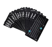 Enwye Apprenez la Guitare en Quelques Minutes avec cet étui de Guitare Deluxe Edition et Ses Cartes d'accords pour Un Apprentissage Rapide en déplacement.