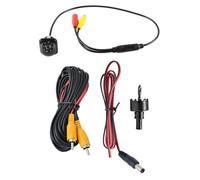 Enwye Caméra de recul pour voiture 12 V HD Vision nocturne AHD Imagerie universelle du véhicule Résolution 720 x 580 avec câbles Perceuses Manuel