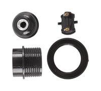 Enwye Douille De Lampe E27 À Vis Edison ES E27, Kit De Support D'ampoule, Douille De Suspension, Douille En Bakélite Noire Avec Abat-jour, Adaptateur D'anneau D'abat-jour