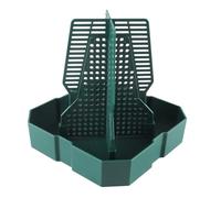 Enwye Gamelle pour Caméléon, Mangeoire en ABS pour Dragon Barbu avec Colonne pour Lézard, Guana Barbu, Gecko, Crapaud, Grenouille, Proie À Grimper Et À Déplacer, Vert
