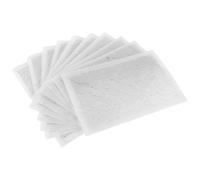 Enwye Lot de 10 Strass thermocollants à Faire soi-même pour vêtements, Foulards, Diamants AB réguliers Blancs 24 x 15 cm, Pierres décoratives adhésives pour travaux manuels