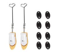 Enwye Lot De 2 Extenseurs De Chaussures pour Hommes Et Femmes, Paire D'extenseurs De Mollets, Largeur Et Hauteur Réglables pour Pieds Épais Et Larges, Convient Aux Pointures 34 À 39.