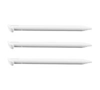 Enwye Lot de 3 Stylets de Remplacement en Plastique pour écran Tactile New 3DS XL et New 3DS LL, Blancs