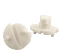 Enwye Lot de 4 clips de fermeture d'aération pour réfrigérateurs modèles LS100 et 200 DS295176600, matériau PE, fermeture sécurisée, installation facile