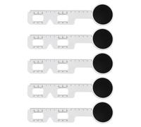 Enwye Règle optique de mesure de la distance pupillaire, outil ophtalmique, 5 pièces (blanc)