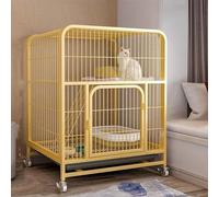 ENWYTE Cage Pour Chat Maison Pour Chat Bac À Litière Pour Chat Enclos Pour Animaux De Compagnie Avec Portes Avant Échelles De Rampe Plates-formes De Repos Plateau De Lits Cage Hamac Pour(78X55X100cm,Y