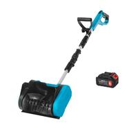 ENWYTE Pelle à Neige sans Fil souffleuse à Neige électrique Rechargeable Moteur sans balais de 1200 W portative Largeur de 31 cm Batterie Haute capacité de 4,0 Ah déneigement Efficace(1 Battery)