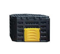 ENWYTE Seau à Compost 180L/340L/500L Composteur Jardin en Plastique Grande capacité Bac à Nourriture Convertisseur Boîte Recyclage des déchets Composteur résistant aux intempéries(Yellow,180L)