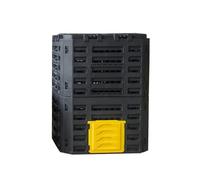 ENWYTE Seau à Compost 180L/340L/500L Composteur Jardin en Plastique Grande capacité Bac à Nourriture Convertisseur Boîte Recyclage des déchets Composteur résistant aux intempéries(Yellow,340L)