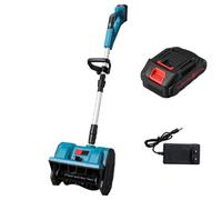 ENWYTE Souffleuse à Neige électrique 1000 W 21 V Fraise à Neige sans Fil Pliable alimentée par Batterie 8 m de Distance de Projection légère avec poignée réglable(1 Battery)