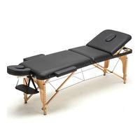 ENWYTE Table de Massage Lits de beauté Pliables Portables réglables en Hauteur Massages Soins du Visage Tables de Spa Lits de Soins Infirmiers(Black)
